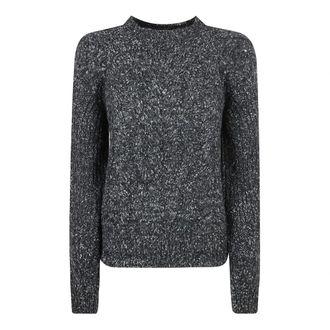 Isabel Marant Isabel Marant, Round-neck Knitwear, female, Gray, Size: 2XS Grey Sweater Kallie-Gb