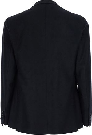 Tagliatore Mens Double-Breasted Jacket Monte Carlo Black Blazers