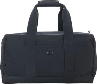 HUGO BOSS Eryk Holdall - Heren - Weekendtassen - Blauw - ONE Size - Polyester - Tassen