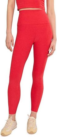 Beyond Yoga Spacedye Caught In The Midi High Waisted Legging Womens Clothing Chili Red Heather : 2XL (US Womens 18-20), Elastane/Polyester