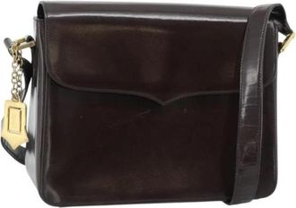 Saint Laurent Pre-owned Vintage Schoudertas - Dames - Vintage Schoudertas - Bruin - ONE Size - Leer - Vintage