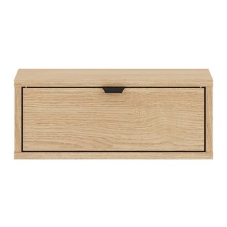 Selsey Mesita De Noche Con Caj&oacute;n - 45 Cm - Roble Mavelie - Heggers