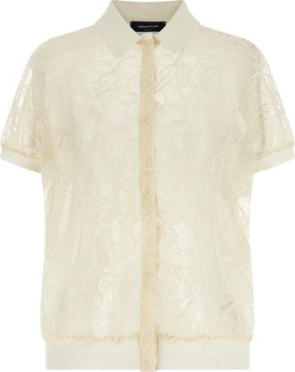 Fabiana Filippi Beige Silk Womens Cardigan