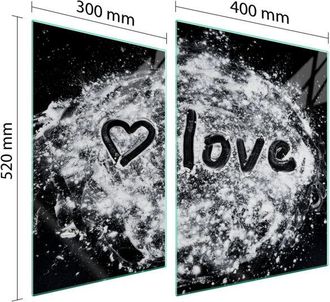 OEM Placa Protectora De Vidrio Para Estufa 70x52 Coraz&oacute;n