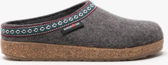 Haflinger FRANZL Womens Wool Clogs Anthracite - Grey - Size UK 5