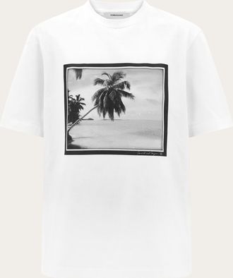 Ferragamo Women Trinidad print T-shirt White