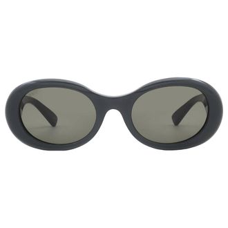 Gucci Grey Oval Ladies Sunglasses GG1587S 001 52