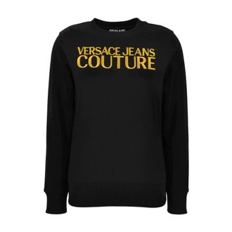 Versace Jeans Couture Truien - Dames - Sweatshirts - Zwart - 2XS - Hoodies & sweatvesten
