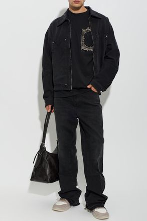 Amiri T-shirt With Logo, Mens, Black
