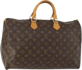 Louis Vuitton Pre-owned Handbags, female, Brown, Size: ONE SIZE Pre-owned Monogram Canvas Hand Bag