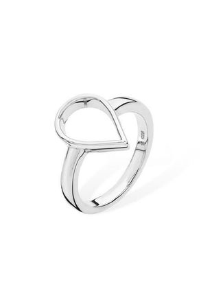 Lucy Quartermaine Open Petal Ring in Sterling Silver at Nordstrom, Size 5.5