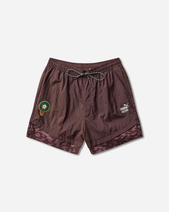Puma Men s Morocco x Salehe Bembury KING Relaxed Shorts Chocolate Brown