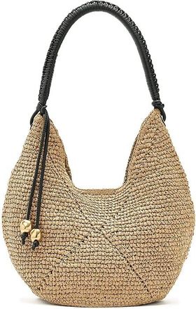 Madewell Lg Camren Straw Bag: Eyelet Shoulder Womens Handbags Natural