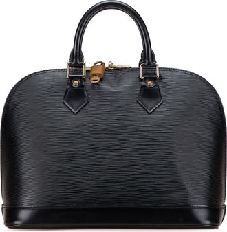Louis Vuitton Pre-owned Womens Alma Handbag Epi Leather - Black - One Size