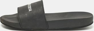 Axel Arigato Black Rubber Pool Slides