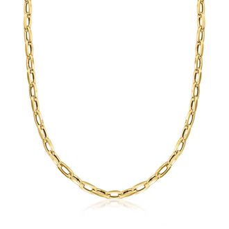 Ross-Simons Italian 3mm 14kt Yellow Gold Cable-Chain Necklace