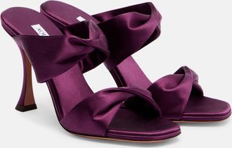 Aquazzura Sandali Twist 95 in raso