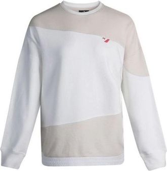 Converse (WMNS) Converse Casual Sweatshirt Asia Sizing White Pink 10019789-A03