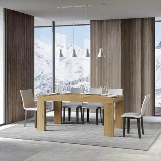 Itamoby Tavolo 90x180 Allungabile A 440 Cm Roxell Quercia Natura