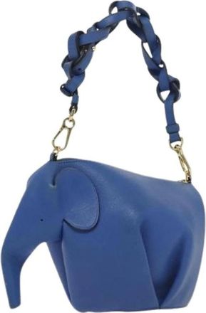 Loewe Pre-owned Mini Bags, female, Blue, Size: ONE SIZE Pre-owned Mini Shoulder Bag