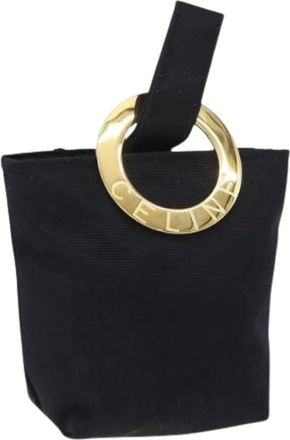 Celine Pre-owned Canvas Pouch - Dames - Vintage Mini Tas - Zwart - ONE Size - Vintage