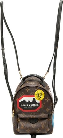 Louis Vuitton Brown Pvc Leather Backpack (Pre-Owned)