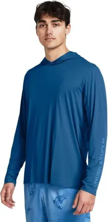 Under Armour Iso-Chill Shorebreak Hoodie Mens Photon Blue Pullover GBO2273