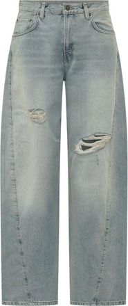 Haikure Light Blue Straight High Rise Jeans