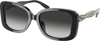 Coach HC8334U C7994 50023C Womens Sunglasses Black Size 53