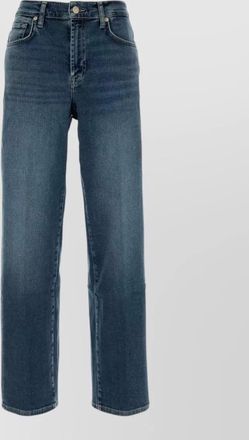 7 For All Mankind denim stovepipe jeans