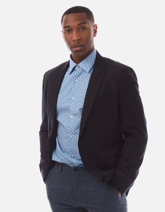 HUGO BOSS Mens T-Hesam2 Blazer Jacket - Navy - Size: Regular/38