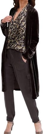 Go Silk Luxe Cargo Hold Pants In Espresso