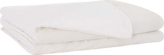 vidaXL Manta Con Peso Blanco 135 X 200 Cm 10 Kg 100% Algod&oacute;n 205t Vidaxl