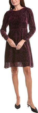 Johnny Was Donovan Silk-Blend Mini Dress
