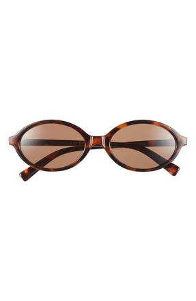 BP. Retro Oval Sunglasses in Tortoise at Nordstrom