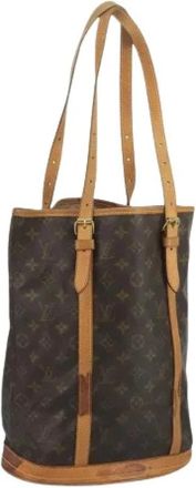 Louis Vuitton Pre-owned Bucket Bags, female, Brown, Size: ONE SIZE Pre-owned Bucket Bag
