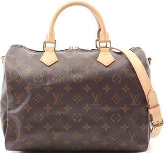 Louis Vuitton Borsa a mano Speedy 30 Bandoulière two-way - Marrone