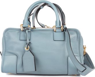 Loewe Pre-owned Womens Amazona 28 Shoulder Bag - Blue - One Size