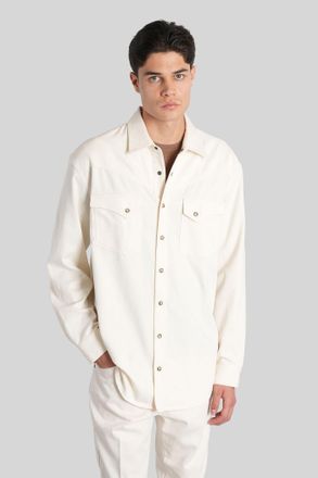 Lardini Shirt In Beige Cotton