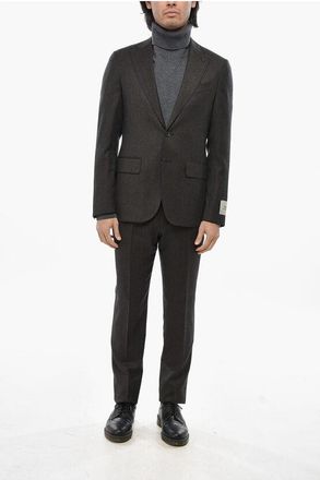 Corneliani CC COLLECTION Virgin Wool 2 Buttons Suit with Side Vents size 50