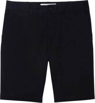 Lacoste Slim Fit Stretch Katoen Chino Shorts - Heren - Korte Broeken - Blauw - M - Katoen - Korte Broeken