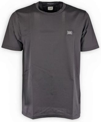 C.P. Company Logo T-shirt - Heren - T-shirts - Grijs - M - Katoen - Tops
