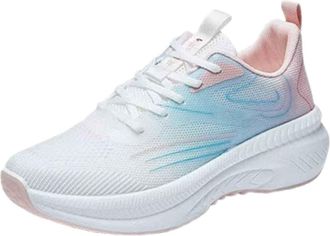 Generic Womens Arch Support Running Trainers Ladies Wide Fit Gym Shoes Womens Sports Shoes Flying Woven Single Mesh Breathable Hollow Casual Soft Sole Versati