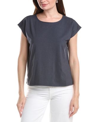 Eileen Fisher Eileen Fisher Ballet Neck Box Top