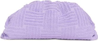 Bottega Veneta The Pouch Jacquard Terry Cloth Clutch in Wisteria-Silver at Nordstrom