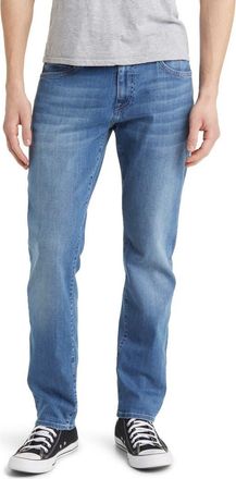 Mavi Marcus Slim Straight Leg Jeans in Mid Brushed Williamsburg at Nordstrom, Size 33 X 30