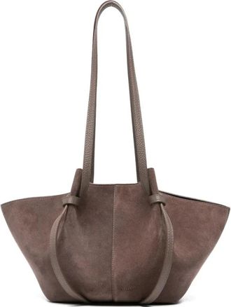 Yuzefi Mochi Tote Bag - Dames - Shoppers - Bruin - ONE Size - Su&egrave;de - Tassen