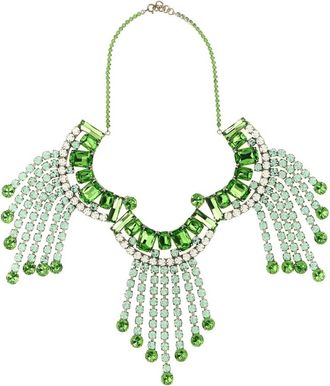 Dries Van Noten Collar Adornado - Accessories - Mujer - Verde - ONE SIZE