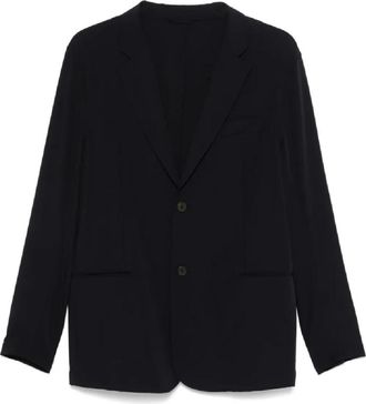 Emporio Armani Stijlvolle jas voor mannen - Heren - Blazers - Zwart - XL - Jassen