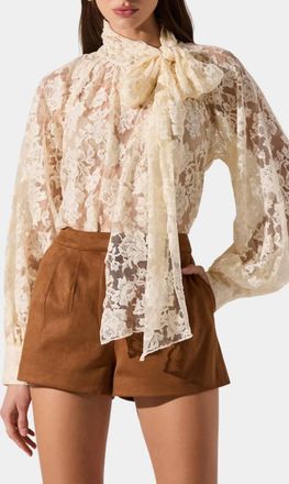 Astr Jude Faux Suede Shorts In Brown